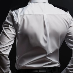 CHEMISE PILOTE BLANCHE MANCHES LONGUES CHEMISE PILOTE BLANCHE MANCHES LONGUES