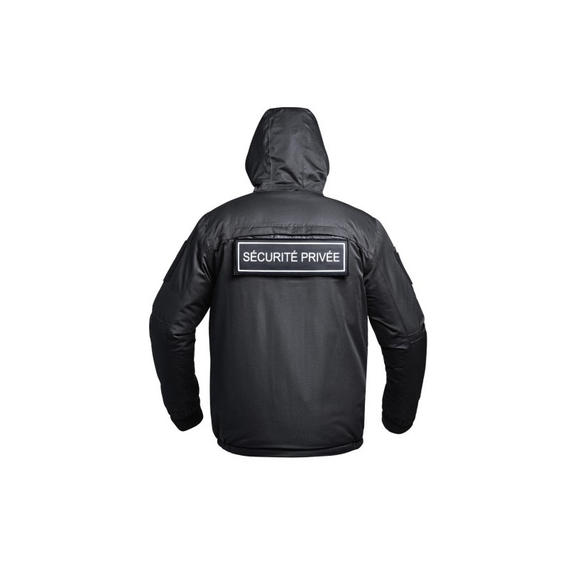 Blouson Hardshell SÉCU-ONE WF 150 flap Sécurité Privée noir