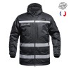 Parka Hardshell SÉCU-ONE WF 150 flap Sécurité Privée noir