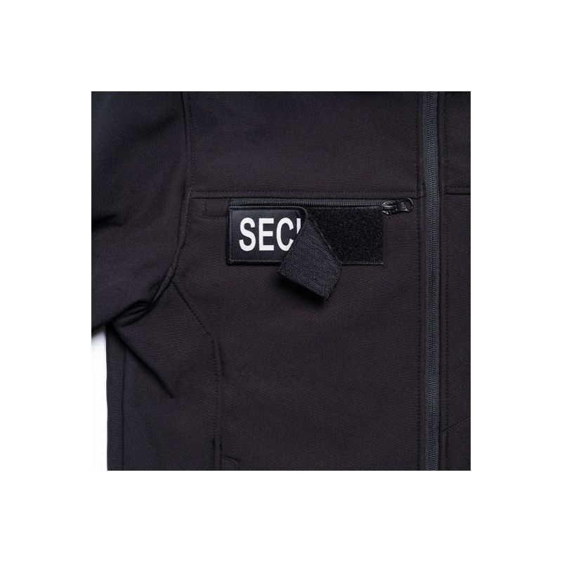 Parka Hardshell SÉCU-ONE WF 150 HV-TAPE Sécurité Privée noir