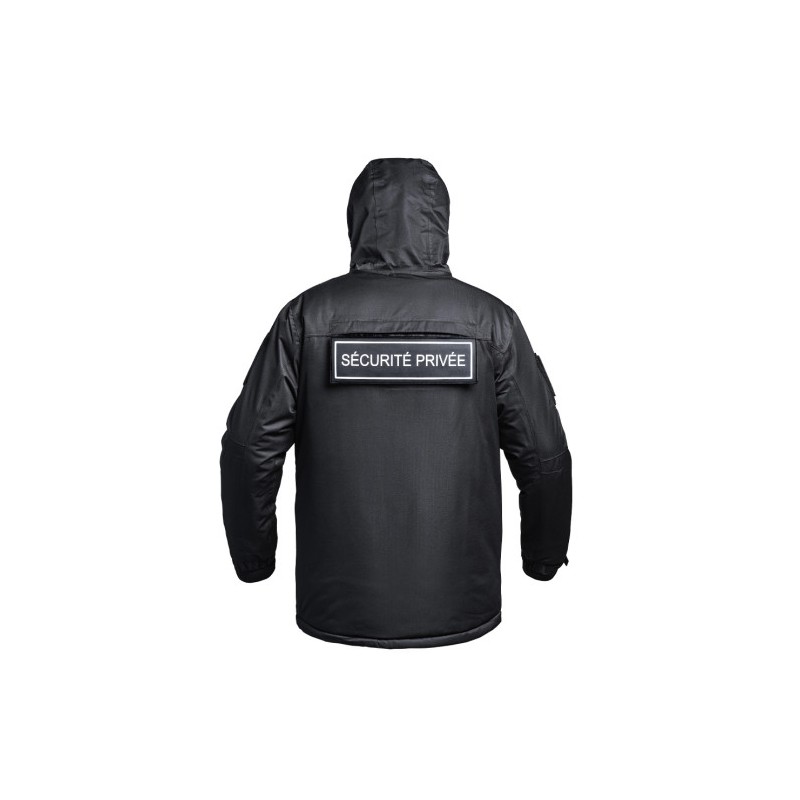 Parka Hardshell SÉCU-ONE WF 150 flap Sécurité Privée noir