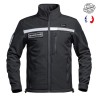 Veste Softshell SÉCU-ONE flap Sécurité Privée noir