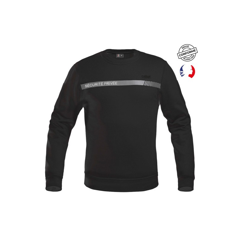Sweat SÉCU-ONE Sécurité Privée noir