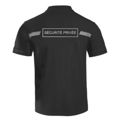 Polo SÉCU-ONE Sécurité Privée noir Polo SÉCU-ONE Sécurité Privée noir