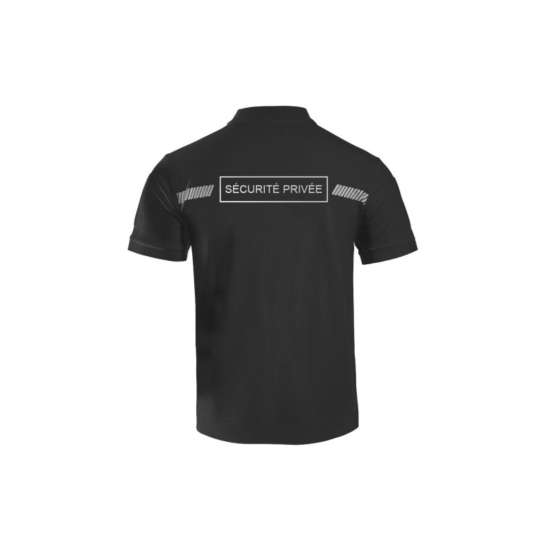 Polo SÉCU-ONE Sécurité Privée noir