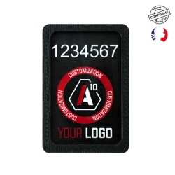 Porte-carte velcro SÉCU-ONE noir Porte-carte velcro SÉCU-ONE noir