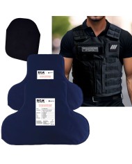PACK INCLUANT 2 PLAQUES BALISTIQUES + PLAQUE TRAUMA + HOUSSE DE GILET PARE-BALLES