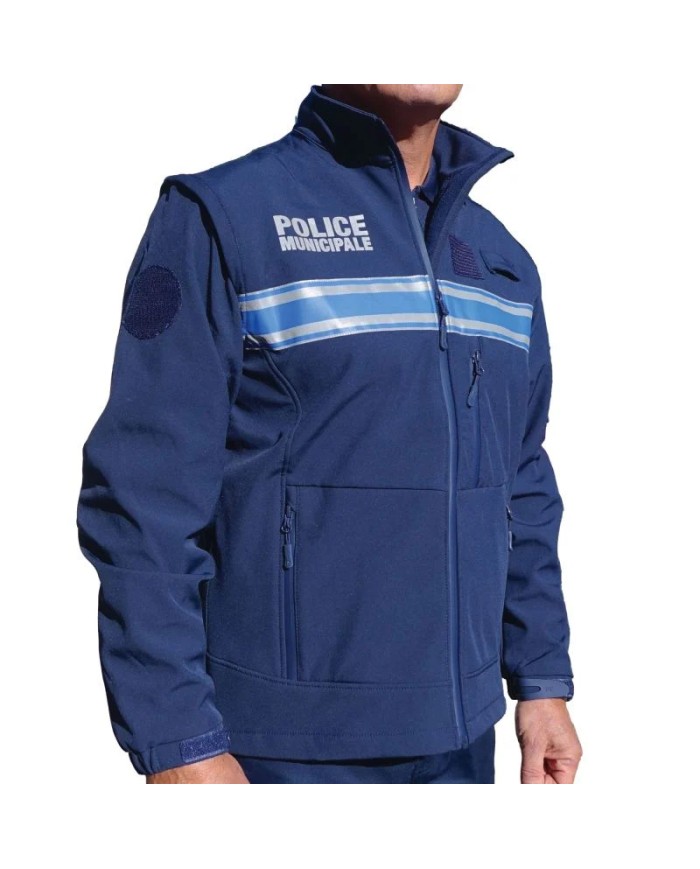 BLOUSON SOFTSHELL 2 EN 1 MANCHES AMOVIBLES