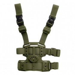 Plaque de cuisse 2 sangles 8K18 verte