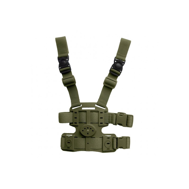 Plaque de cuisse 2 sangles 8K18 verte