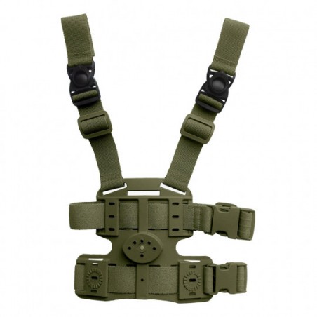 Plaque de cuisse 2 sangles 8K18 verte