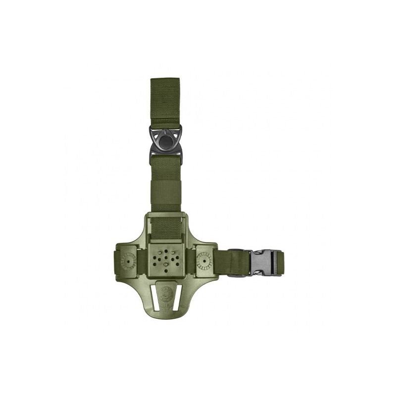 Plaque de cuisse compacte 1 sangle 8K17 verte