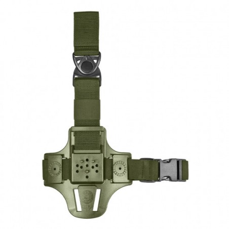 Plaque de cuisse compacte 1 sangle 8K17 verte