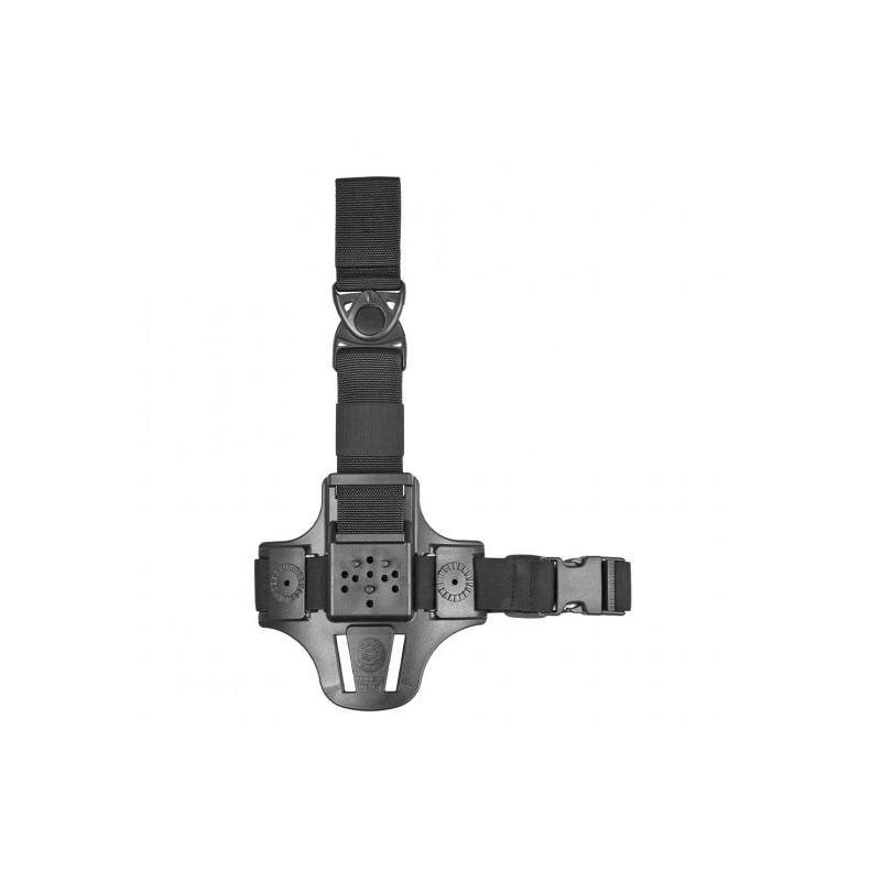 Plaque de cuisse compacte 1 sangle 8K17 noir