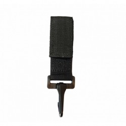 Porte-mousqueton noir