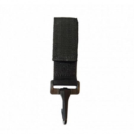 Porte-mousqueton noir