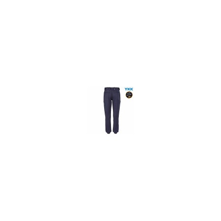 PANTALON INTERVENTION MAT BLEU POCHES LATÉRALES