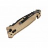 Couteau de poche Cac serration PA6 Vengeur Edition tan