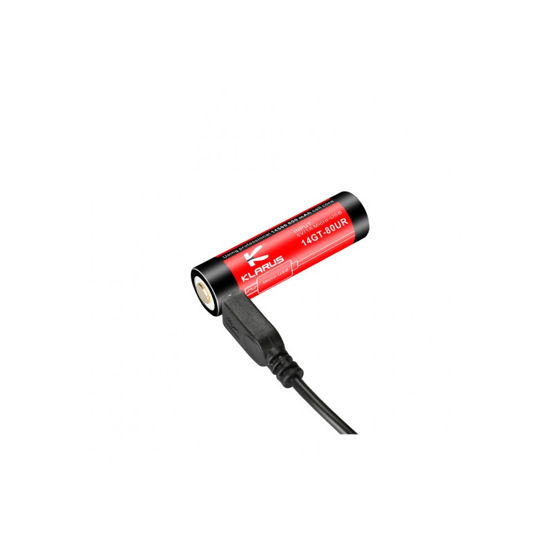 Batterie rechargeable micro USB pour lampe XT1A