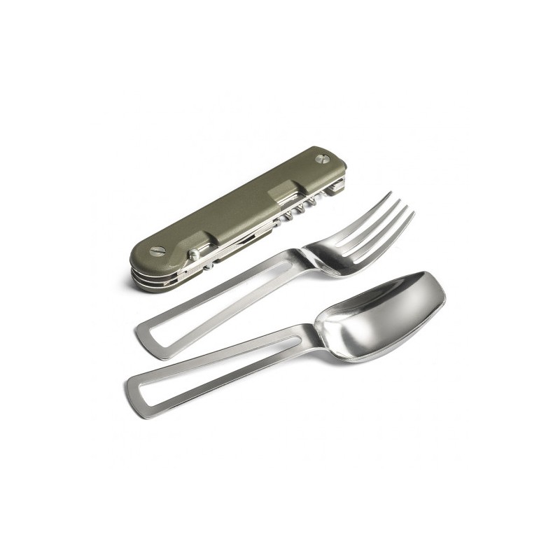 Couteau de poche multifonctions Baroudeur® vert olive