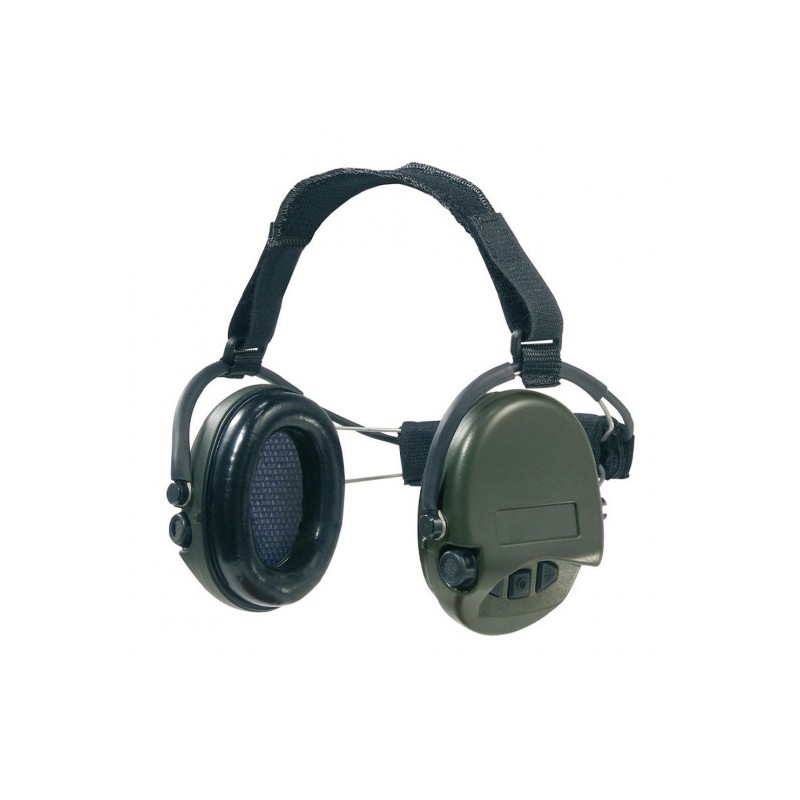 Casque anti-bruit Suprême Pro-X serre-nuque vert olive coussinets mousse