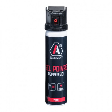 Aérosol lacrymogène anti-agression gel poivre 75 ml