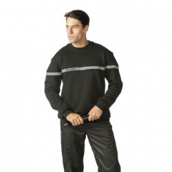 Sweat Sécu-One sécurité bande grise