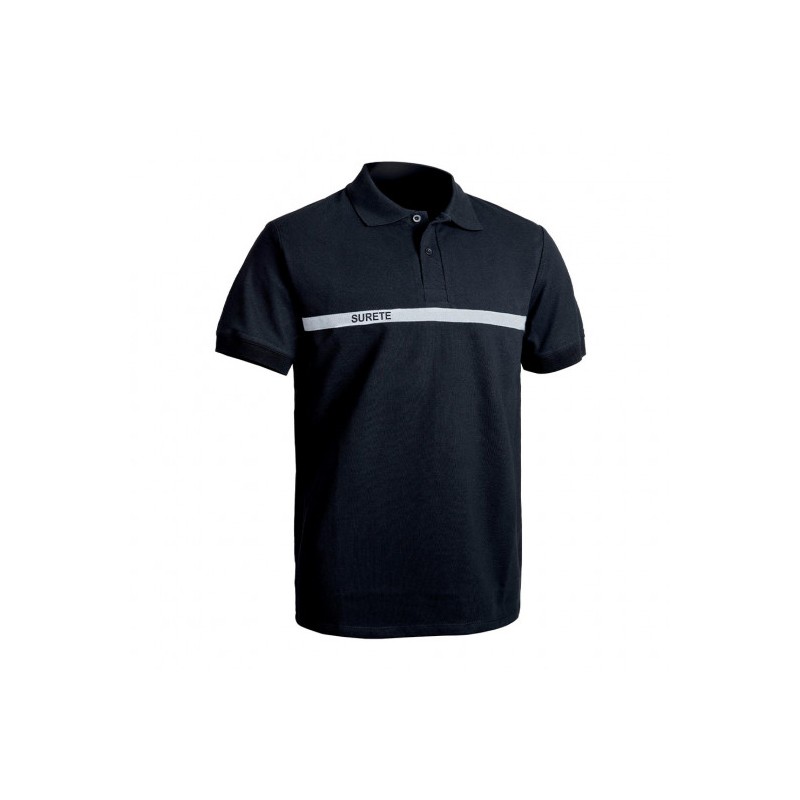 Polo Sécu-One sûreté bande grise