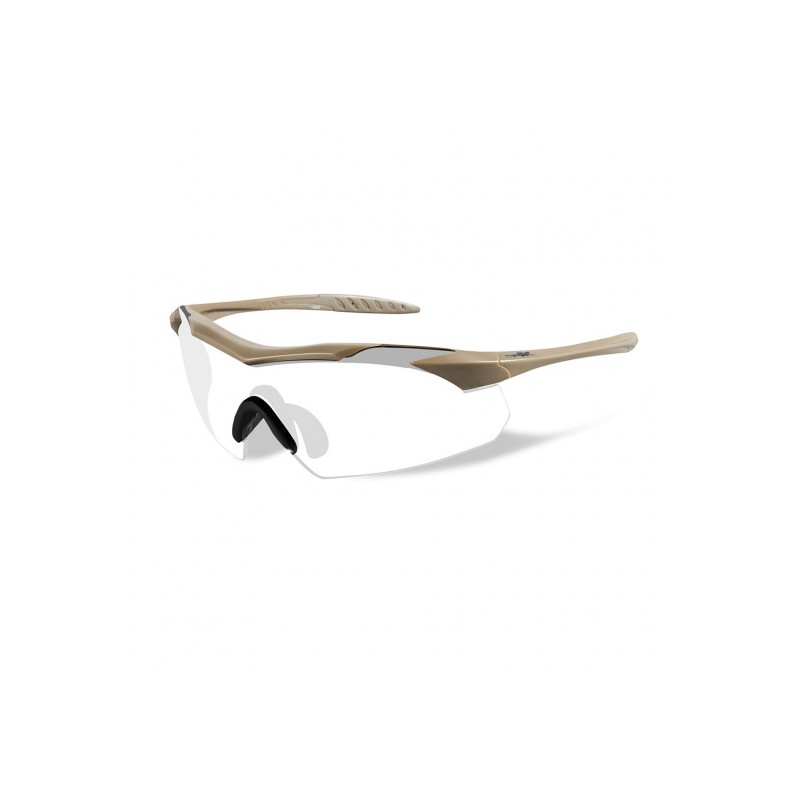 Lunettes de protection balistiques Vapor 2,5 tan écrans fumé/incolore Lunettes de protection balistiques Vapor 2,5 tan écrans fumé/incolore