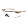 Lunettes de protection balistiques Vapor 2,5 tan écrans fumé/incolore Lunettes de protection balistiques Vapor 2,5 tan écrans fumé/incolore