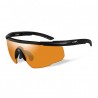 Lunettes de protection balistiques Saber Advanced écrans fumé/orange/rouge