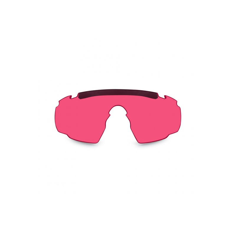 Ecran rouge pour lunettes de protection balistiques Saber Advanced