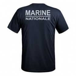 T-shirt Strong texte Marine Nationale bleu marine T-shirt Strong texte Marine Nationale bleu marine
