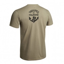 T-shirt Strong Troupes de Marine tan T-shirt Strong Troupes de Marine tan