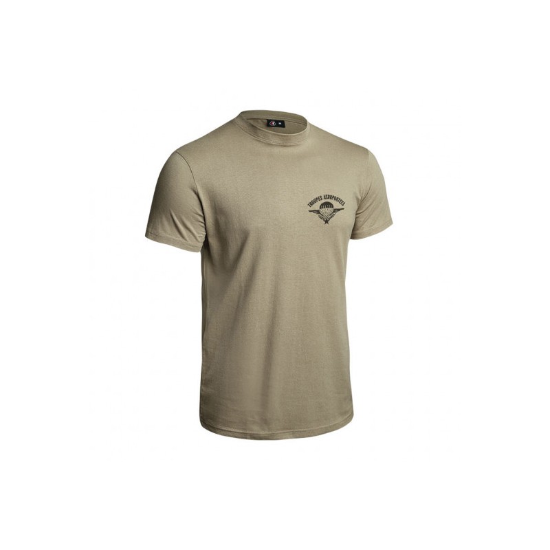 T-shirt Strong Troupes aéroportées tan