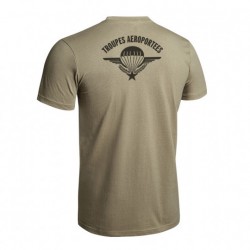 T-shirt Strong Troupes aéroportées tan T-shirt Strong Troupes aéroportées tan